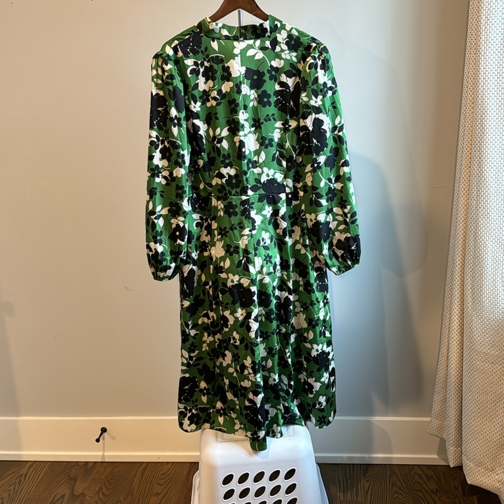 Marina Rinaldi (Persona) size 27 printed twill dress - Picture 5 of 7